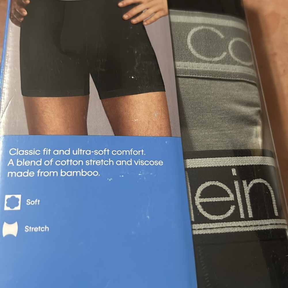 NWT Calvin Klein pack of three boxer brief, classic fit size XL - Picture 3 of 4